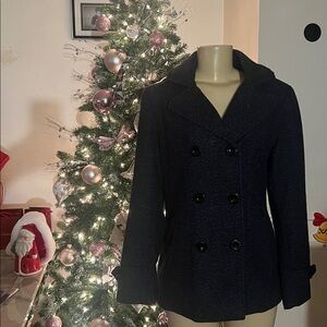 Faded Glory Dark Blue Pea Coat